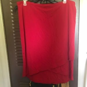 Red Express skirt